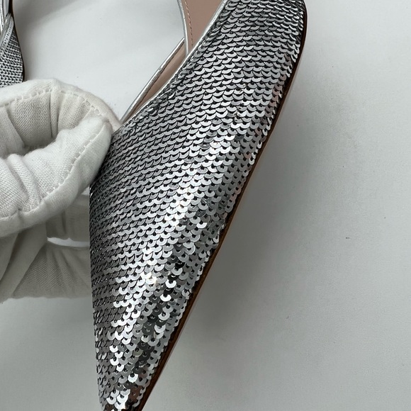 Authentic Miu Miu silver slingbacks - Picture 6 of 13